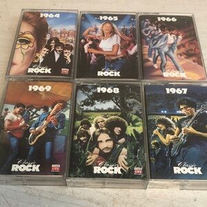 Time Life Classic Rock Cassette Tapes Bundle Lot of 6 1964-1969